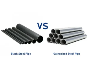 Différences entre le tube d'acier noir et le tube d'acier galvanisé