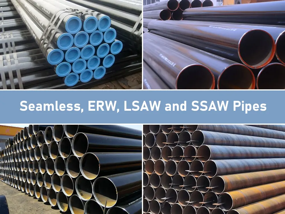 Seamless ERW LSAW and SSAW Pipes