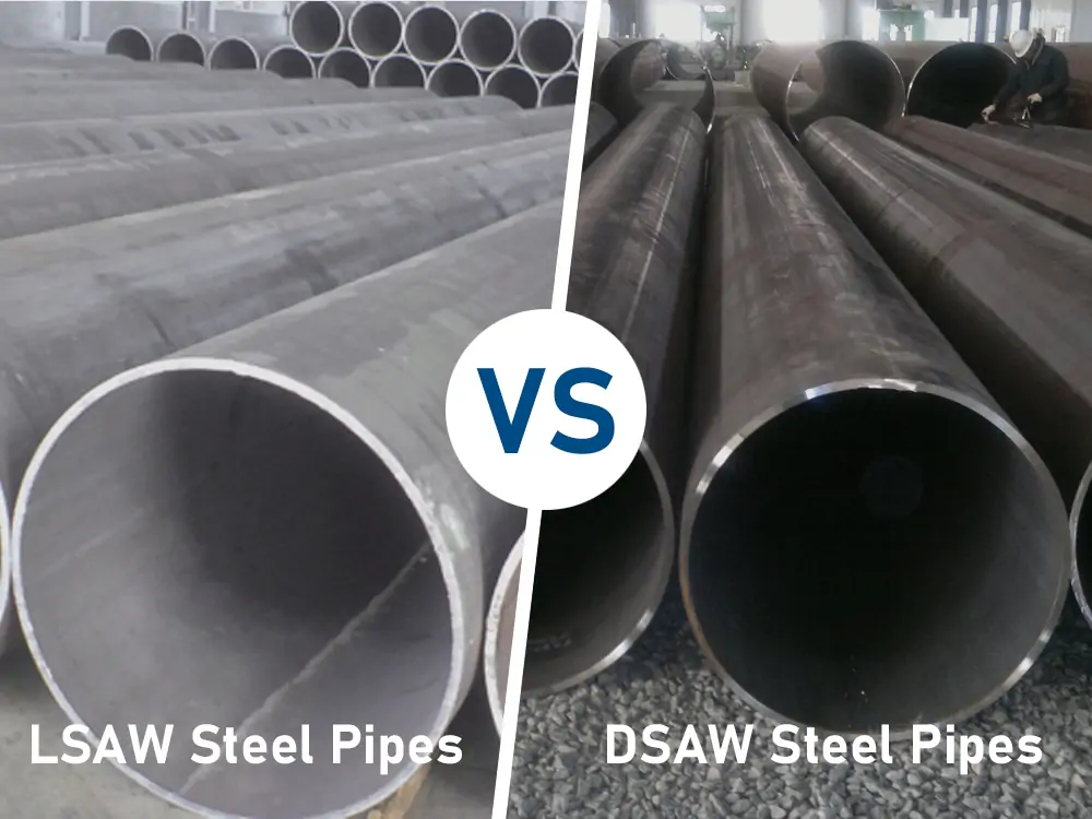 Tubos de acero DSAW vs LSAW